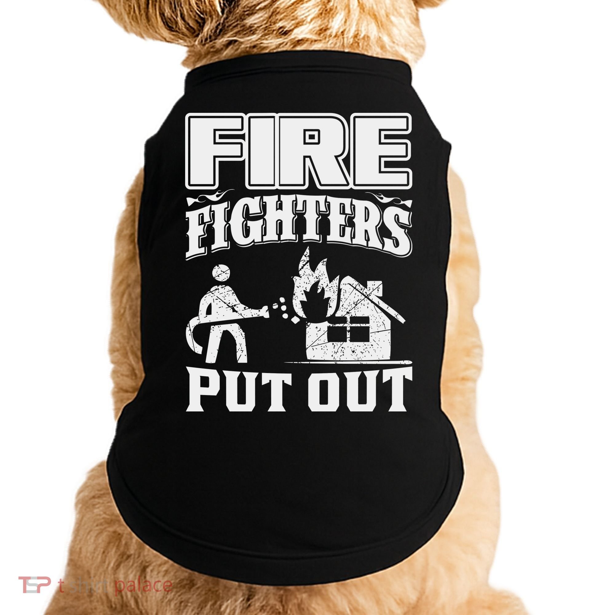 Fire Firefighters Put Out Doggie Tank