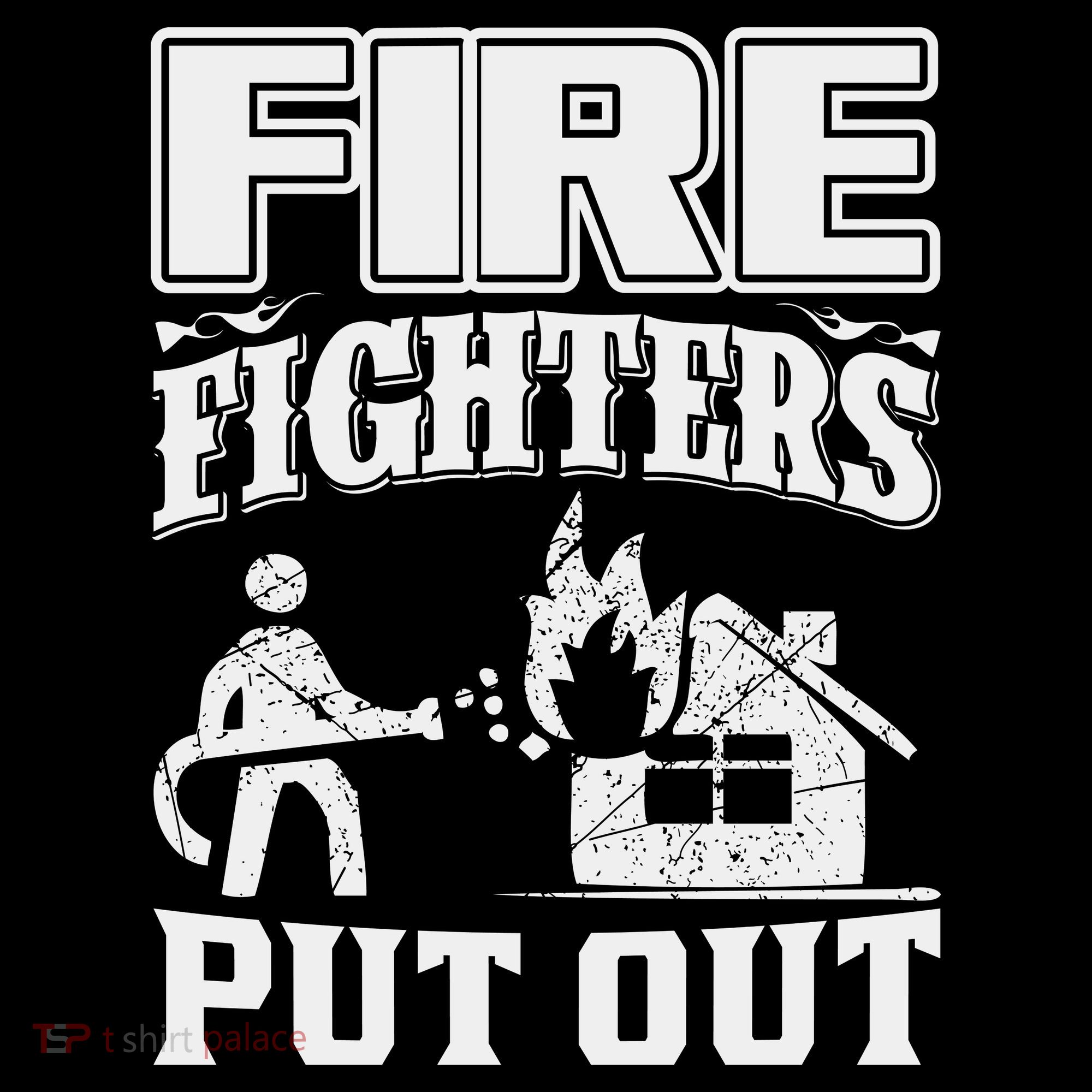 Fire Firefighters Put Out Button