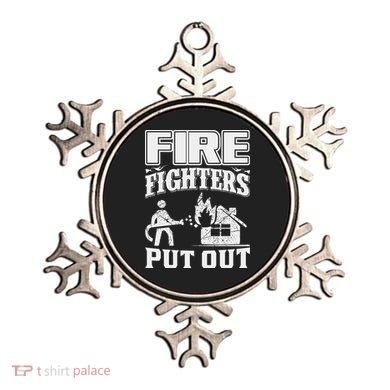 Fire Firefighters Put Out Ornament