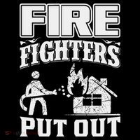 Fire Firefighters Put Out Ornament thumb 1