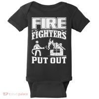 Fire Firefighters Put Out Baby Bodysuit thumb 0