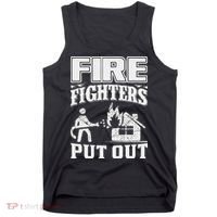 Fire Firefighters Put Out Tank Top thumb 0