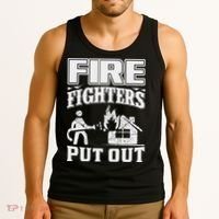 Fire Firefighters Put Out Tank Top thumb 3