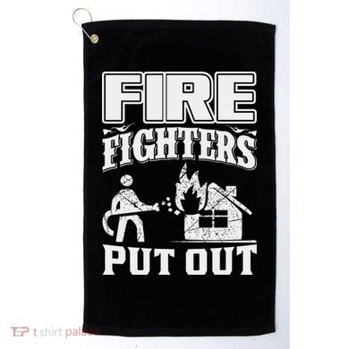 Fire Firefighters Put Out Golf Towel