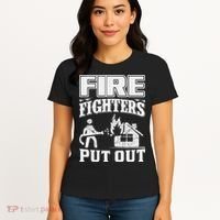 Fire Firefighters Put Out Women's T-Shirt thumb 4