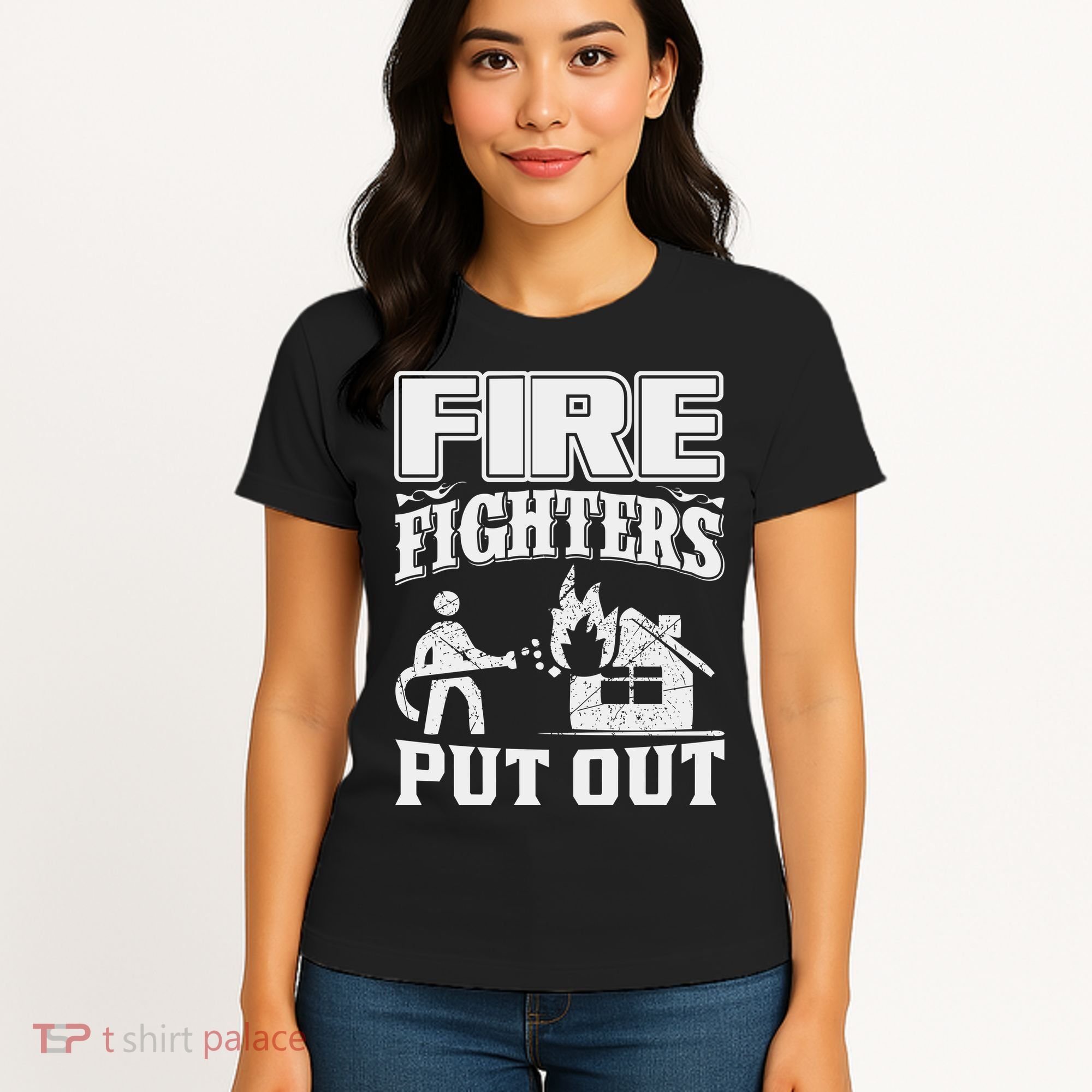 Fire Firefighters Put Out Women's T-Shirt