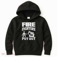 Fire Firefighters Put Out Kids Hoodie thumb 0