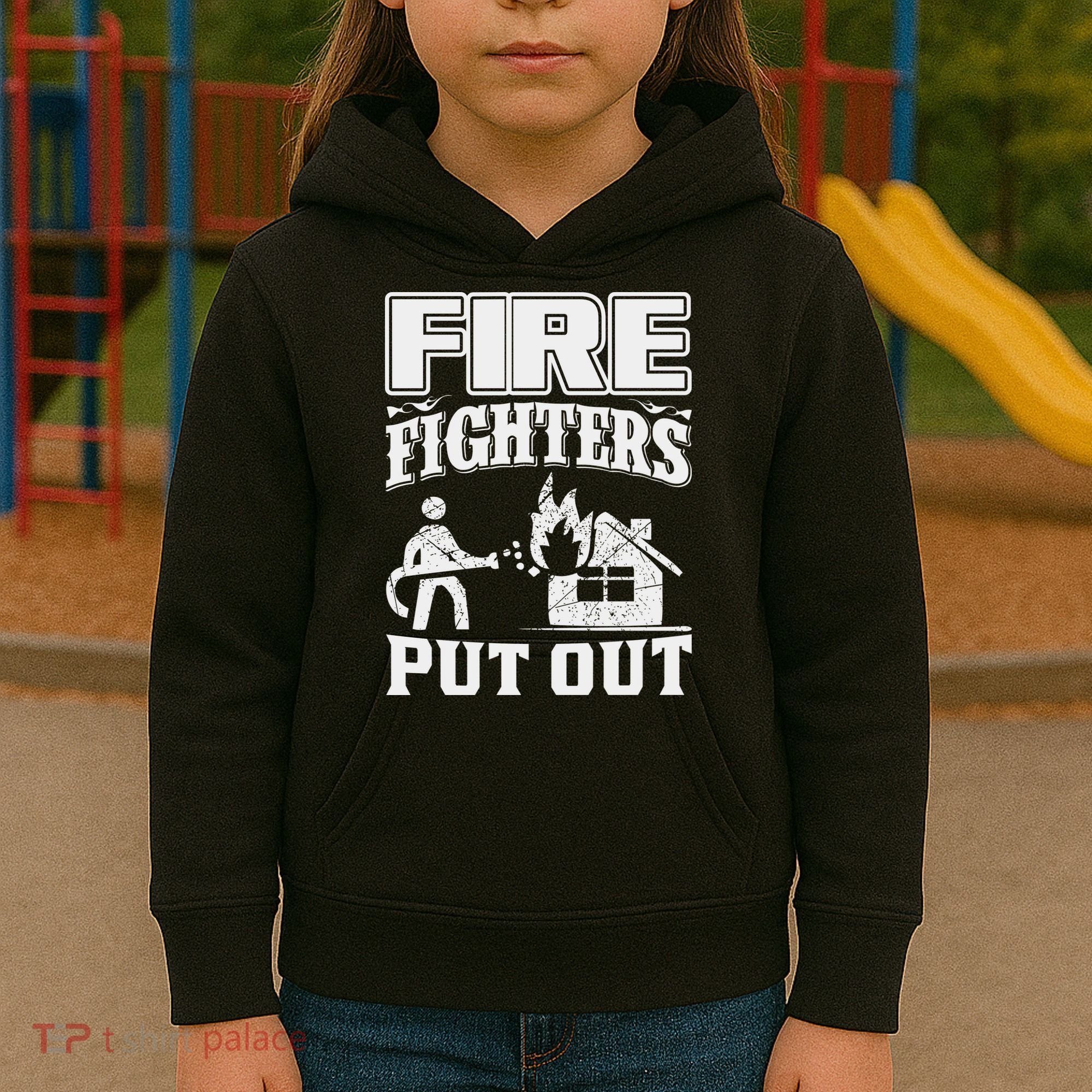 Fire Firefighters Put Out Kids Hoodie