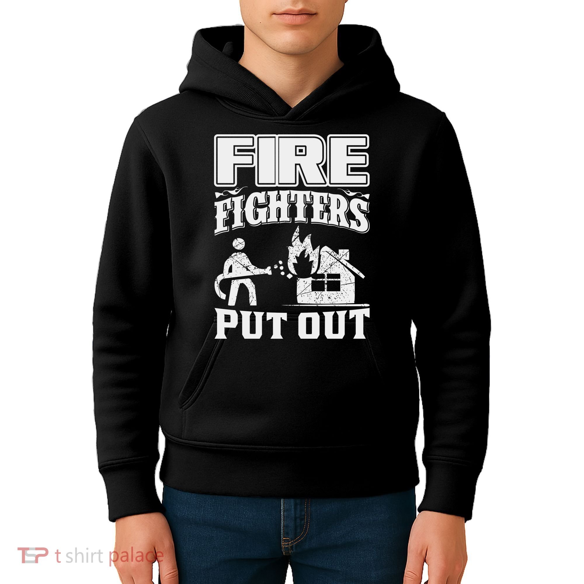 Fire Firefighters Put Out Kids Hoodie