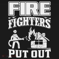 Fire Firefighters Put Out Short Acrylic Beanie thumb 2