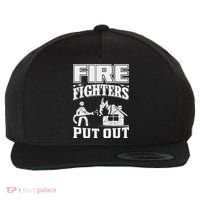Fire Firefighters Put Out Wool Snapback Cap thumb 0