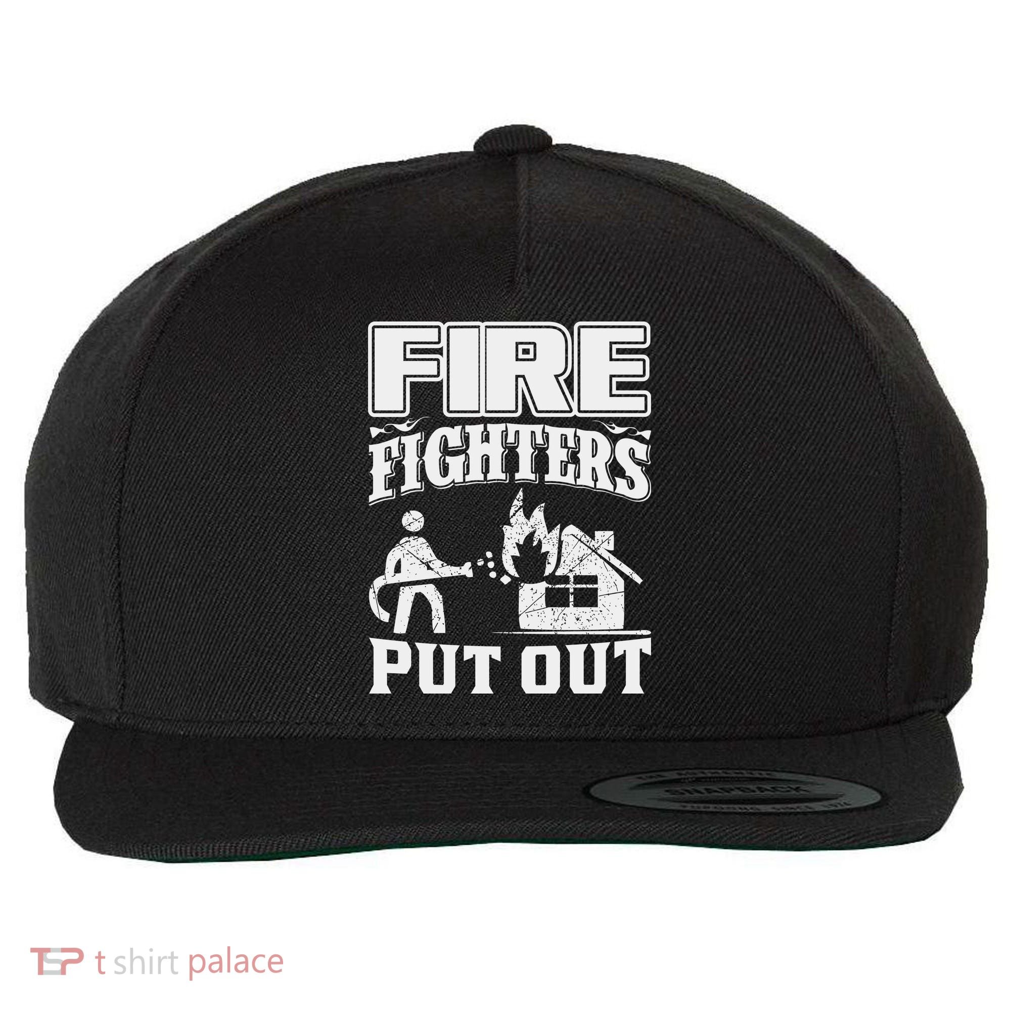 Fire Firefighters Put Out Wool Snapback Cap