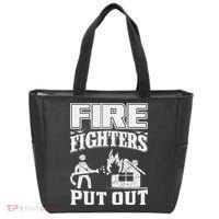 Fire Firefighters Put Out Tote Bag thumb 0