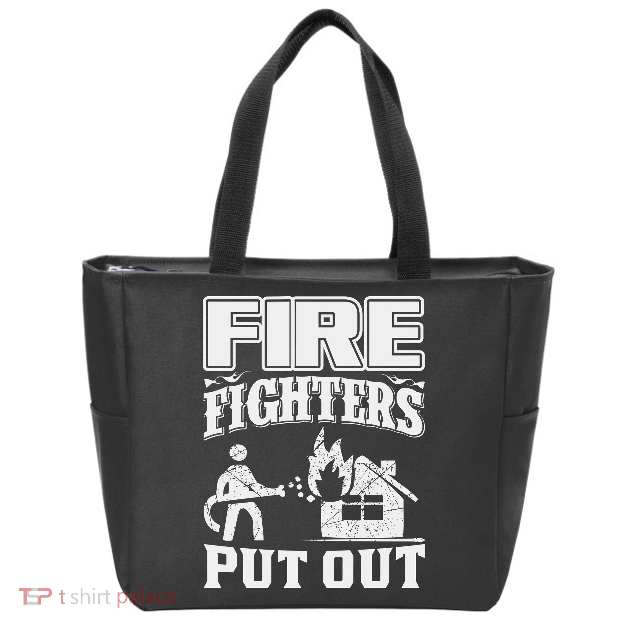 Fire Firefighters Put Out Tote Bag