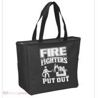 Fire Firefighters Put Out Tote Bag thumb 2