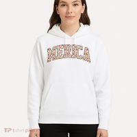 Fast Food Pattern Merica Hoodie thumb 5