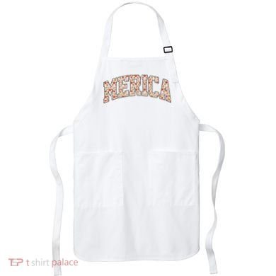 Fast Food Pattern Merica Apron