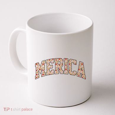 Fast Food Pattern Merica Coffee Mug