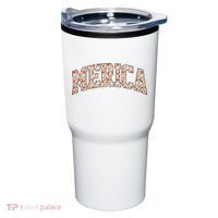 Fast Food Pattern Merica Tumbler thumb 0