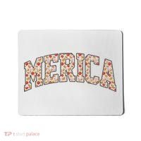 Fast Food Pattern Merica Mousepad thumb 0