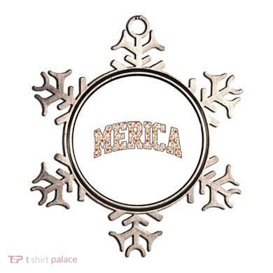 Fast Food Pattern Merica Ornament