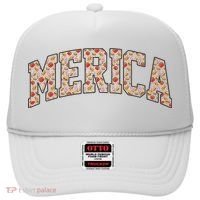 Fast Food Pattern Merica Hat thumb 0