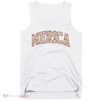 Fast Food Pattern Merica Tank Top thumb 0