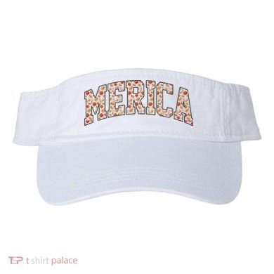 Fast Food Pattern Merica Visor