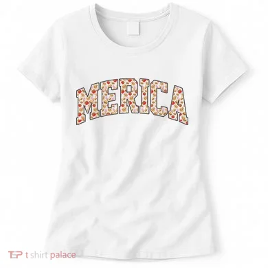Fast Food Pattern Merica Women's T-Shirt