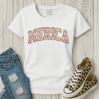 Fast Food Pattern Merica Women's T-Shirt thumb 3