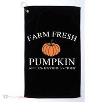 Farm Fresh Pumpkin Golf Towel thumb 0