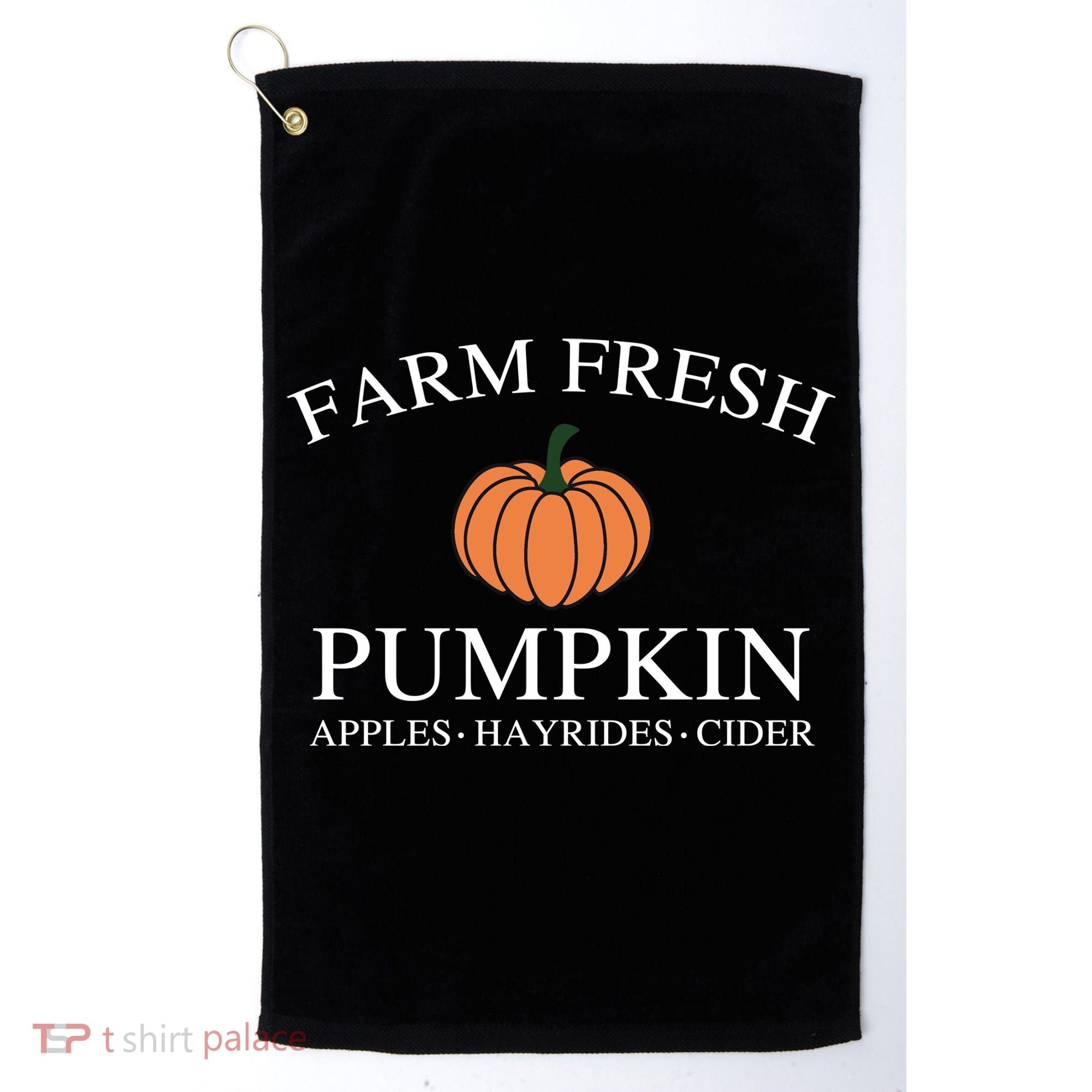 Farm Fresh Pumpkin Golf Towel