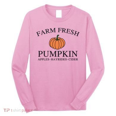 Farm Fresh Pumpkin Long Sleeve Shirt
