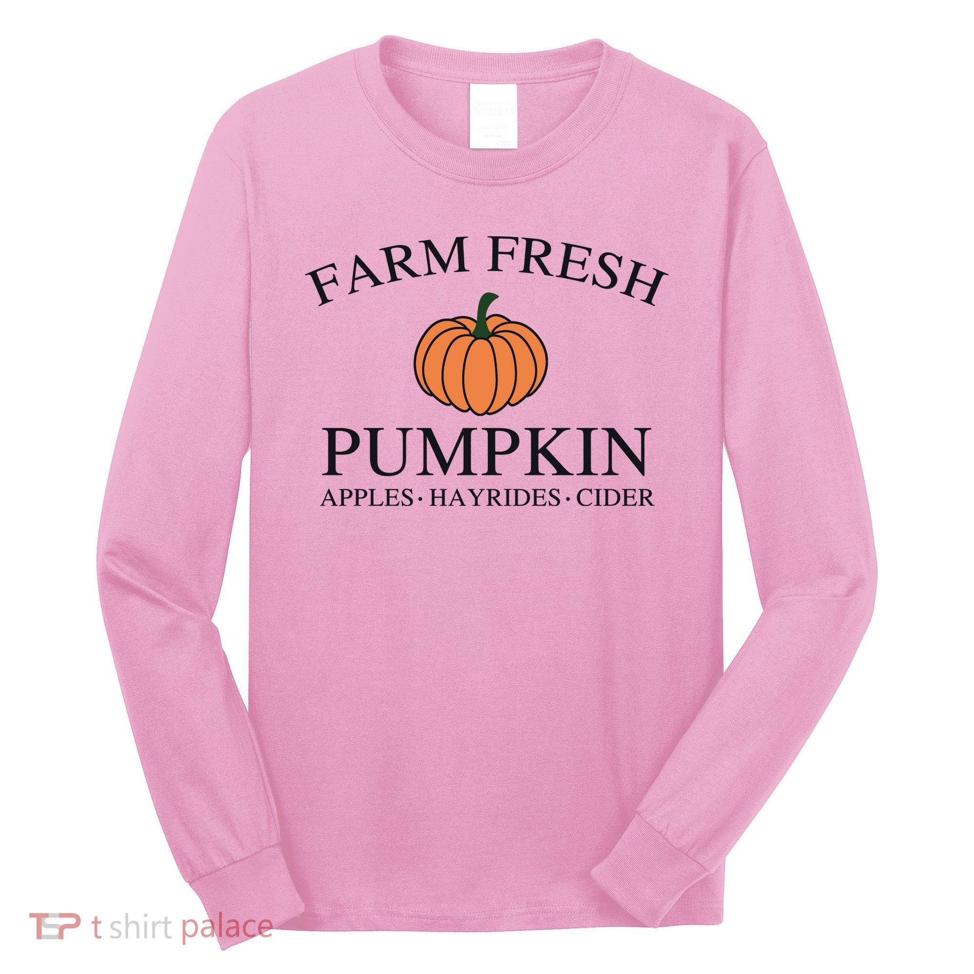 Farm Fresh Pumpkin Long Sleeve Shirt