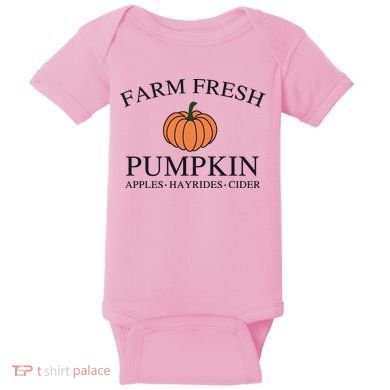 Farm Fresh Pumpkin Baby Bodysuit