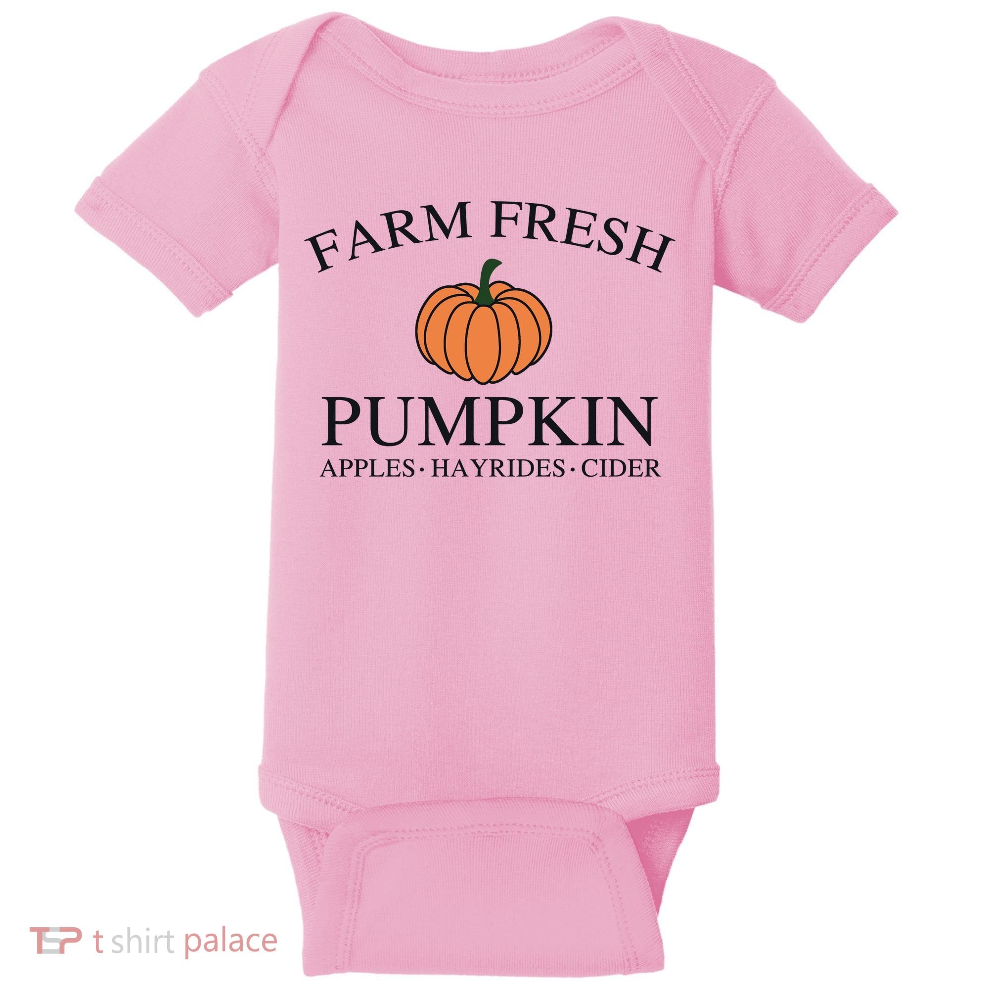 Farm Fresh Pumpkin Baby Bodysuit
