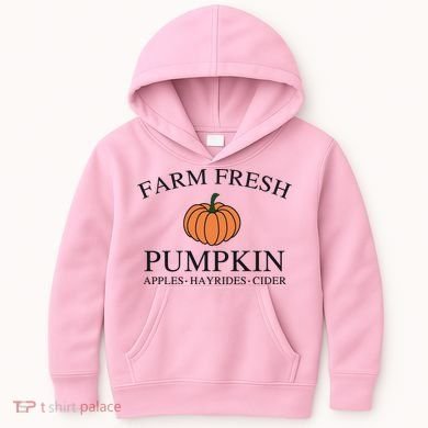 Farm Fresh Pumpkin Kids Hoodie