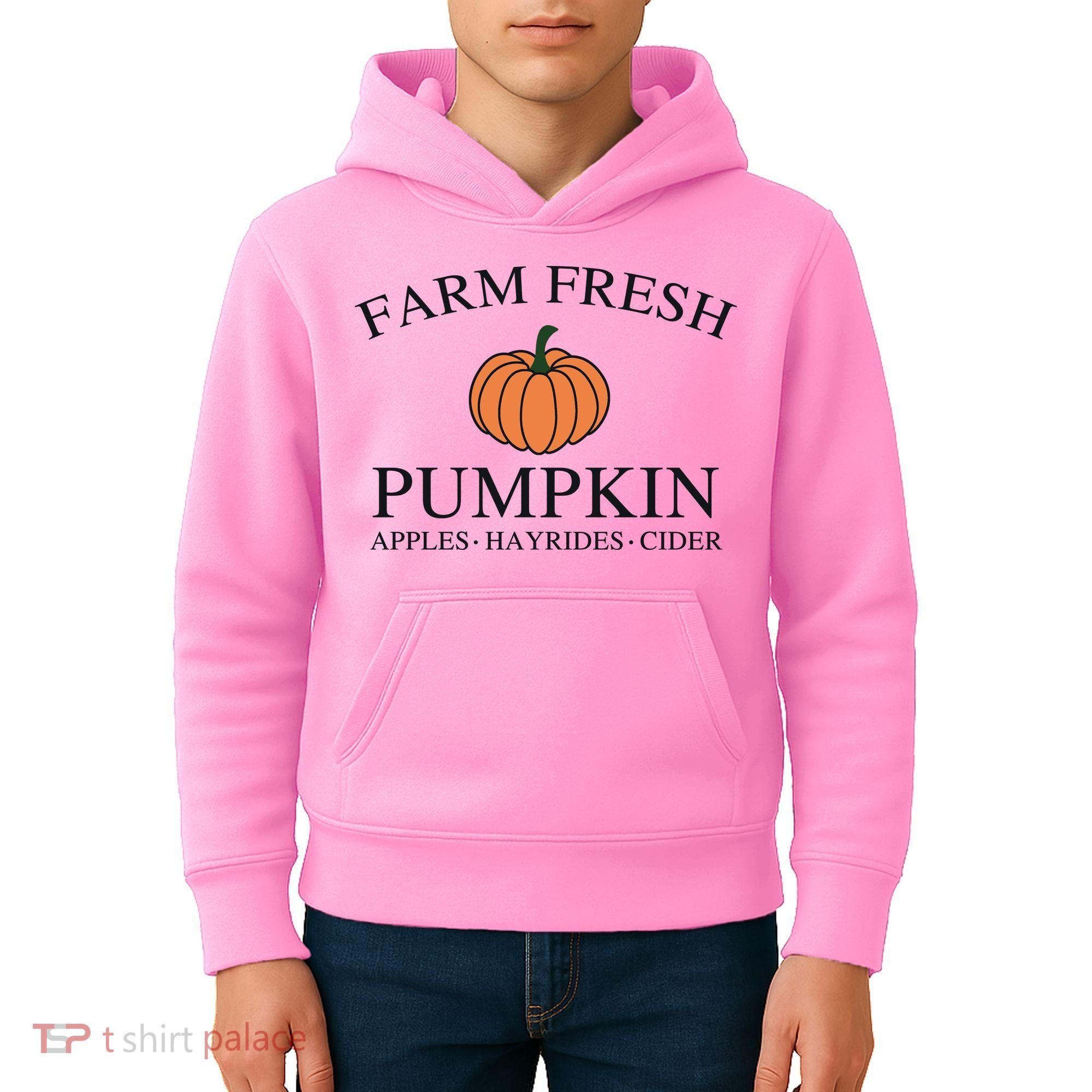 Farm Fresh Pumpkin Kids Hoodie