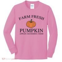 Farm Fresh Pumpkin Kids Long Sleeve Shirt thumb 0