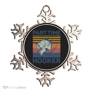 Funny Fishing Part Time Hooker Ornament