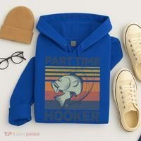 Funny Fishing Part Time Hooker Hoodie thumb 4