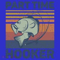 Funny Fishing Part Time Hooker Visor thumb 3