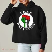 freepalestine free palestine Ladies Heavyweight Boxy Pullover Hoodie thumb 0