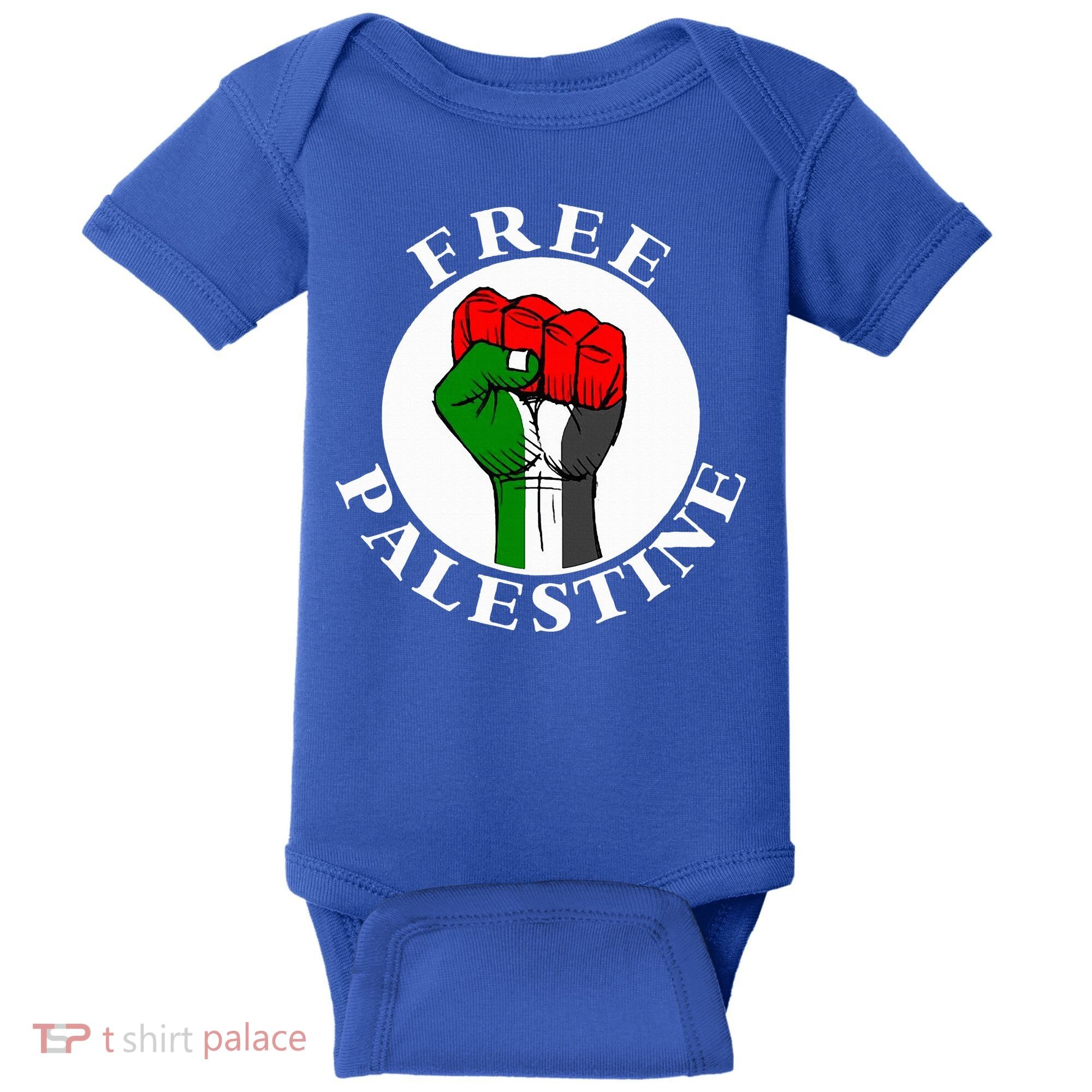freepalestine free palestine Baby Bodysuit