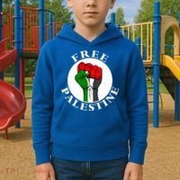 freepalestine free palestine Kids Hoodie thumb 2