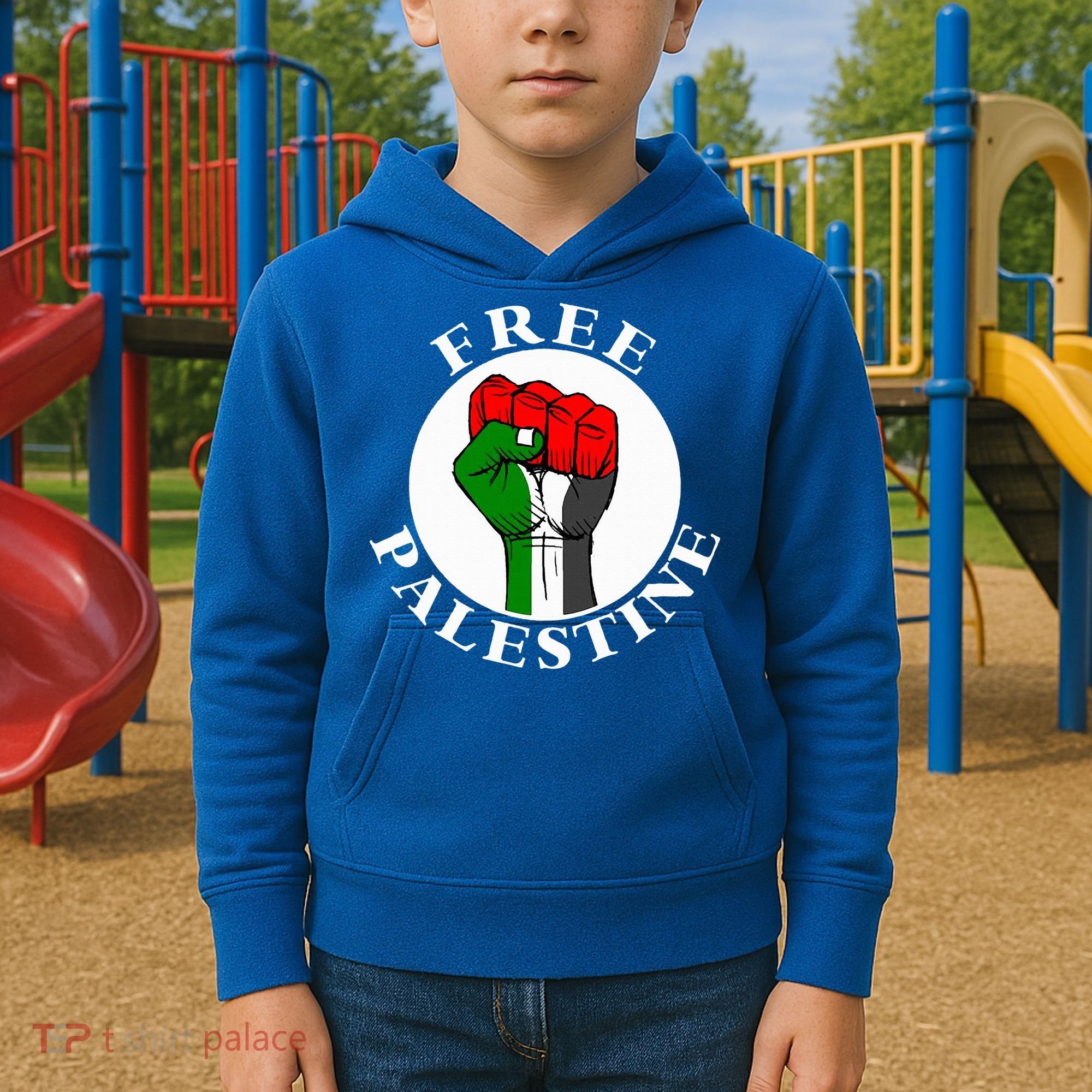 freepalestine free palestine Kids Hoodie