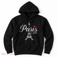 French France Paris Bonjour Marseille Monaco Eiffel Hoodie thumb 0
