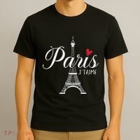 French France Paris Bonjour Marseille Monaco Eiffel T-Shirt thumb 3