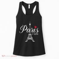 French France Paris Bonjour Marseille Monaco Eiffel Women's Tank Top thumb 0