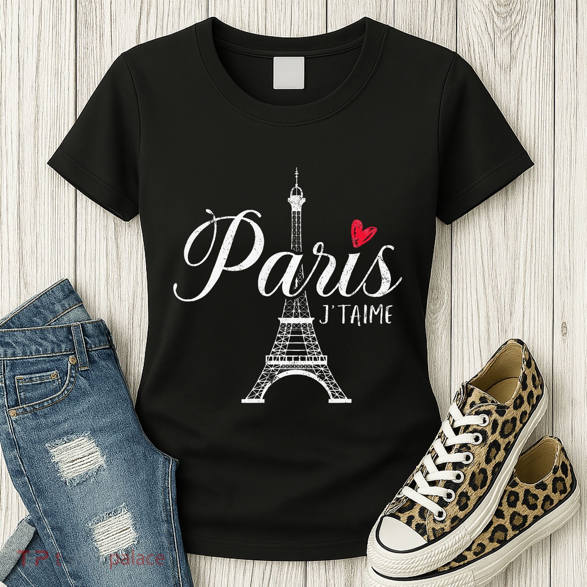 French France Paris Bonjour Marseille Monaco Eiffel Women's T-Shirt